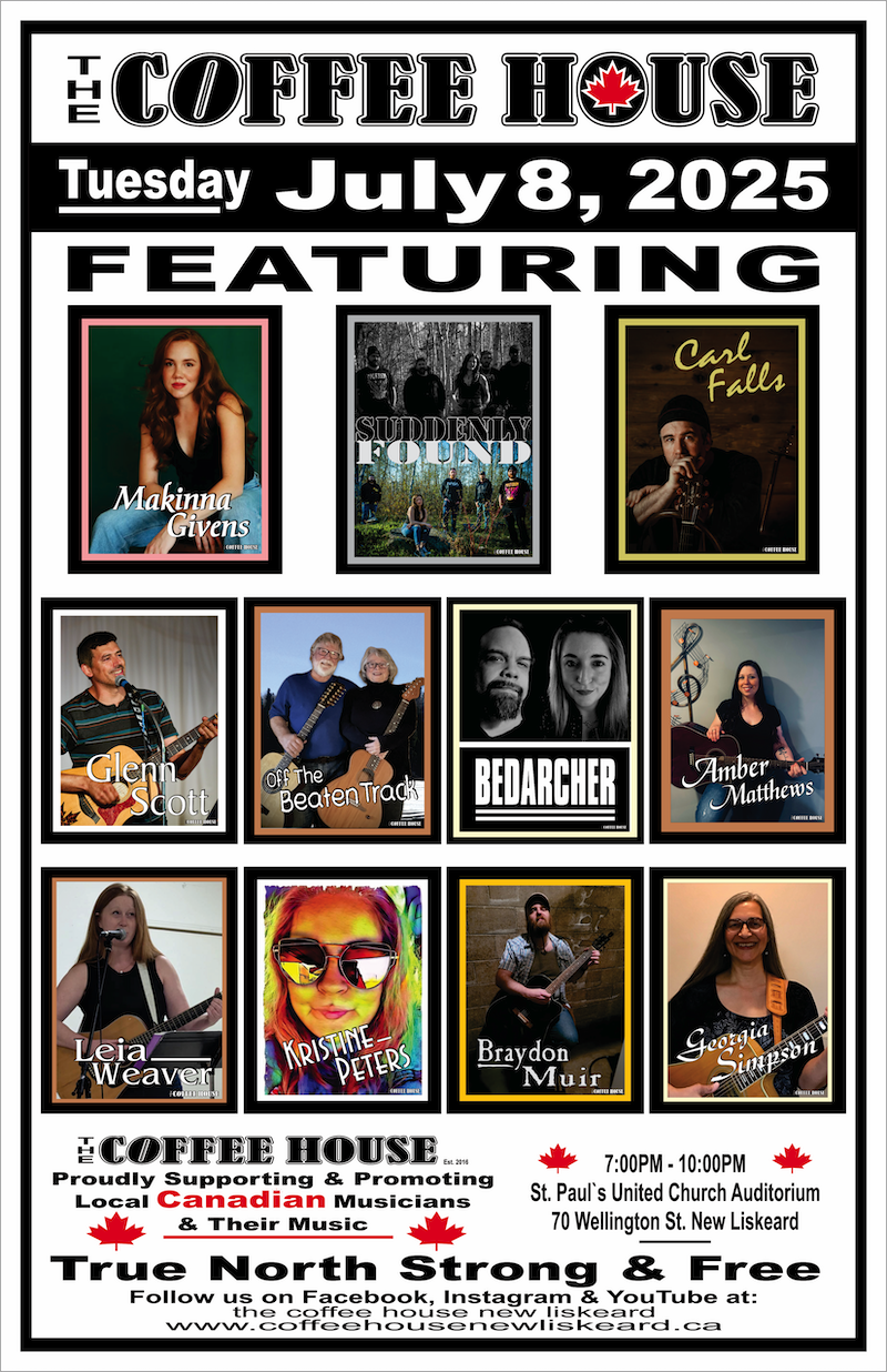 July 2025 Coffee House POSTER 